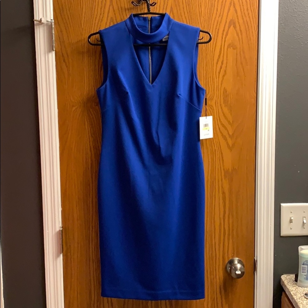 Royal blue Calvin Klein dress